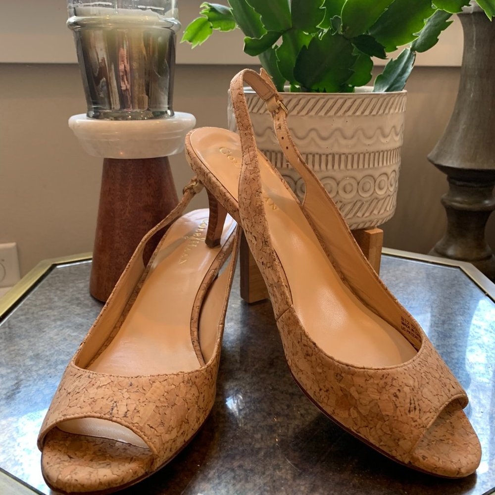Cole Haan Cork Sling Back Heel (7.5M)